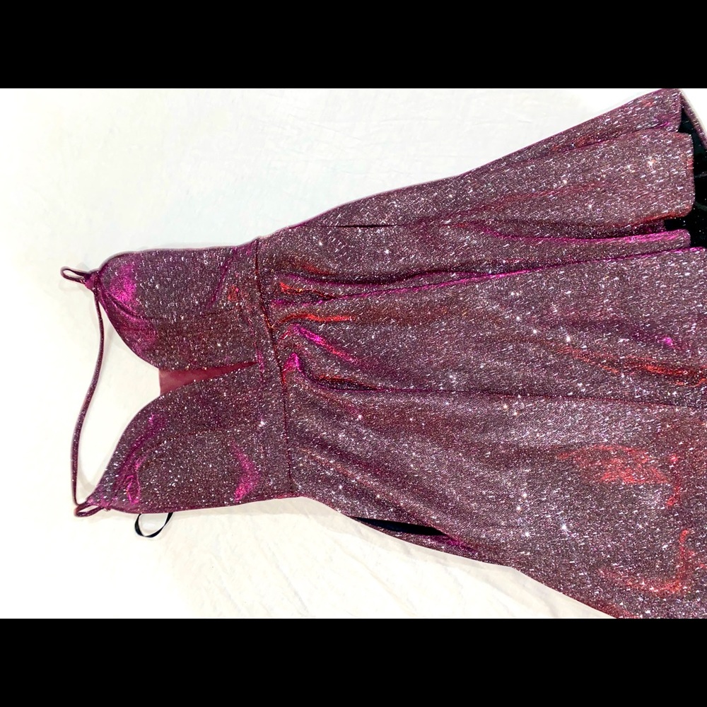 it’s from sequin hearts. has only worn once.